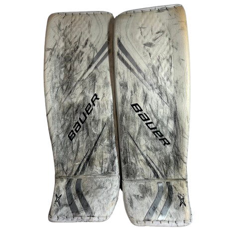 Bauer Vapor 2X Pro - Jambières de gardien de but Pro Stock d'occasion (blanches)